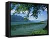 Lac Du Bourget, Near Aix Les Bains, Savoie, Rhone Alpes, France-Michael Busselle-Framed Stretched Canvas