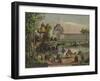 Lac Du Pavillon, Champ De Mars, Paris-null-Framed Giclee Print