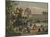 Lac Du Pavillon, Champ De Mars, Paris-null-Mounted Giclee Print