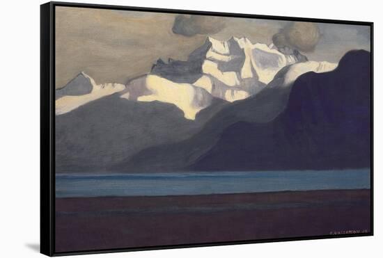 Lac Leman and Les Dents-Du-Midi, 1919-Félix Vallotton-Framed Stretched Canvas