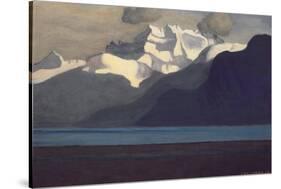 Lac Leman and Les Dents-Du-Midi, 1919-Félix Vallotton-Stretched Canvas