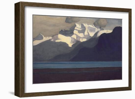 Lac Leman and Les Dents-Du-Midi, 1919-Félix Vallotton-Framed Giclee Print