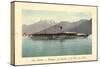 Lac Leman, Bateaux La Suisse, Dent Du Midi, Dampfer-null-Stretched Canvas