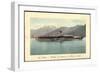 Lac Leman, Bateaux La Suisse, Dent Du Midi, Dampfer-null-Framed Giclee Print
