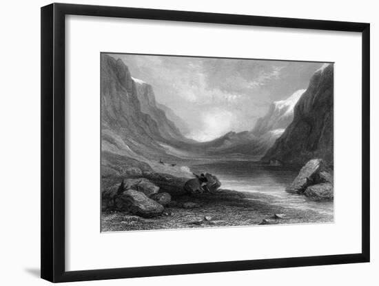 Lac Noir-H Brockedon-Framed Art Print