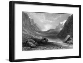 Lac Noir-H Brockedon-Framed Art Print