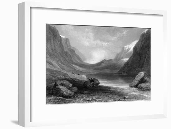 Lac Noir-H Brockedon-Framed Art Print