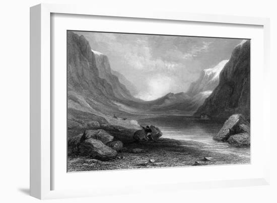 Lac Noir-H Brockedon-Framed Art Print