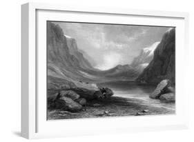 Lac Noir-H Brockedon-Framed Art Print