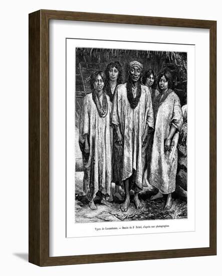 Lacandon People, 19th Century-Pierre Fritel-Framed Giclee Print