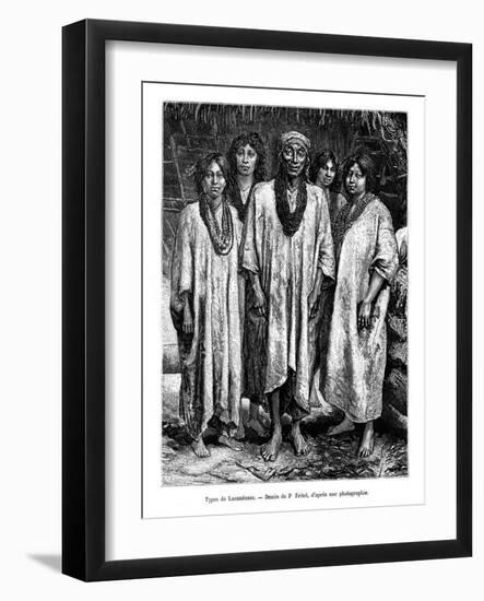 Lacandon People, 19th Century-Pierre Fritel-Framed Giclee Print