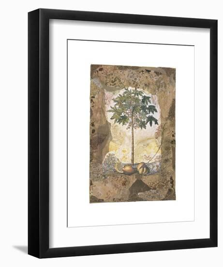 Lace and Papaya-Annabel Hewitt-Framed Art Print