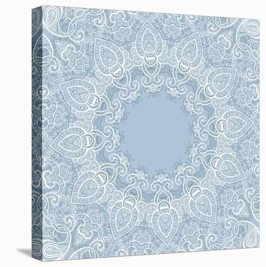 Lace Background: Mandala-Katyau-Stretched Canvas