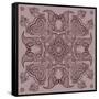 Lace Background: Mandala-Katyau-Framed Stretched Canvas