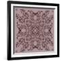 Lace Background: Mandala-Katyau-Framed Art Print