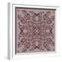 Lace Background: Mandala-Katyau-Framed Art Print