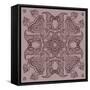 Lace Background: Mandala-Katyau-Framed Stretched Canvas