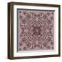 Lace Background: Mandala-Katyau-Framed Art Print