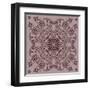 Lace Background: Mandala-Katyau-Framed Art Print