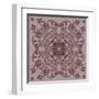 Lace Background: Mandala-Katyau-Framed Art Print