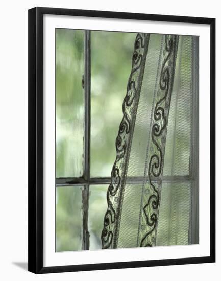 Lace Curtains in Mining Ghost Town, Nevada City, Montana, USA-Jamie & Judy Wild-Framed Premium Photographic Print