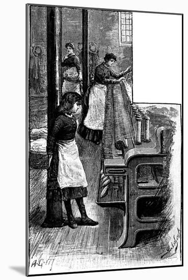 Lace Making, 1884-null-Mounted Giclee Print