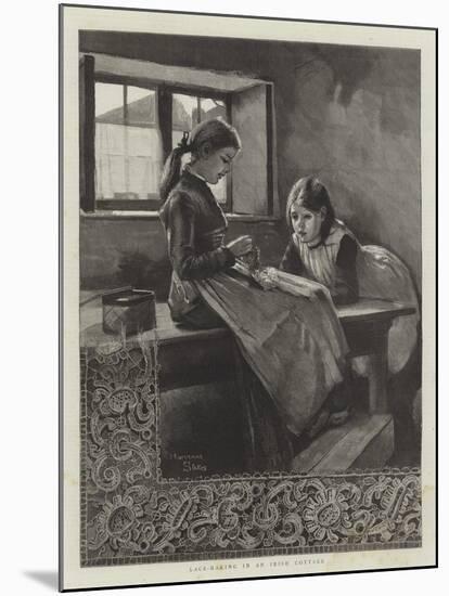 Lace-Making in an Irish Cottage-Marianne Stokes-Mounted Giclee Print