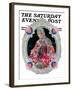 "Lace Valentine," Saturday Evening Post Cover, February 15, 1930-Elbert Mcgran Jackson-Framed Giclee Print