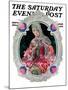 "Lace Valentine," Saturday Evening Post Cover, February 15, 1930-Elbert Mcgran Jackson-Mounted Giclee Print