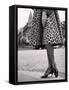 Laced Bootees of Leopard, to Match Coat, Designed by Dior-Paul Schutzer-Framed Stretched Canvas