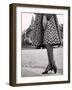 Laced Bootees of Leopard, to Match Coat, Designed by Dior-Paul Schutzer-Framed Premium Photographic Print