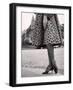 Laced Bootees of Leopard, to Match Coat, Designed by Dior-Paul Schutzer-Framed Premium Photographic Print