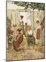 Lacemakers, Venice, 1898-Maurice Brazil Prendergast-Mounted Giclee Print