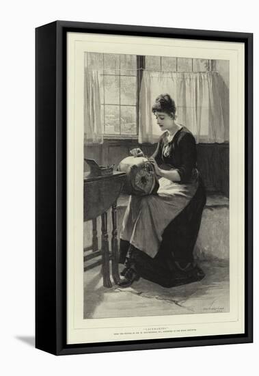 Lacemaking-William Harris Weatherhead-Framed Stretched Canvas