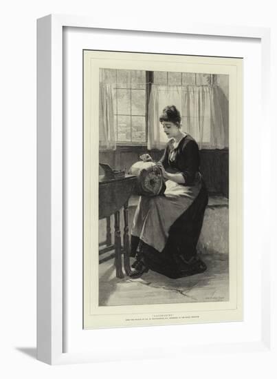 Lacemaking-William Harris Weatherhead-Framed Giclee Print