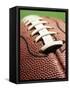 Laces on Football-Paul Chmielowiec-Framed Stretched Canvas