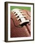 Laces on Football-Paul Chmielowiec-Framed Photographic Print