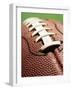 Laces on Football-Paul Chmielowiec-Framed Photographic Print