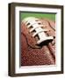 Laces on Football-Paul Chmielowiec-Framed Photographic Print