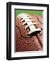 Laces on Football-Paul Chmielowiec-Framed Photographic Print