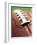 Laces on Football-Paul Chmielowiec-Framed Photographic Print