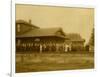 Lacey Depot, Waiting for Taft (1909)-null-Framed Giclee Print