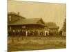 Lacey Depot, Waiting for Taft (1909)-null-Mounted Giclee Print