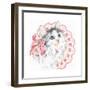 Lacey Kitten-Karen Middleton-Framed Giclee Print