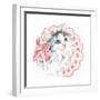 Lacey Kitten-Karen Middleton-Framed Giclee Print