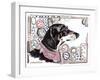 Lacey the Dachshund, 2013-Jo Chambers-Framed Giclee Print
