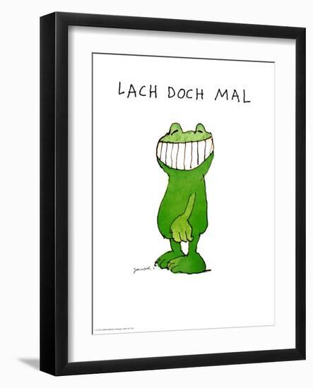 Lach Doch Mal-Janosch-Framed Art Print