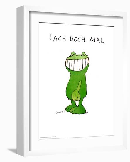 Lach Doch Mal-Janosch-Framed Art Print