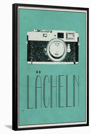 Lacheln (German - Smile)-null-Framed Poster