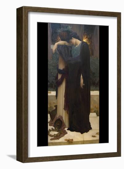 Lachrymae (Mary Lloyd)-Frederick Leighton-Framed Art Print